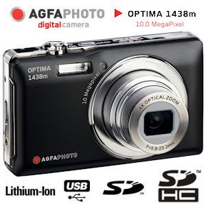 iBood - AGFA OPTIMA Digitale Camera 10 megapixel met duurzame metalen behuizing