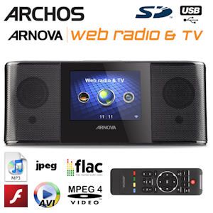 iBood - Archos Arnova WebRadio met TV-scherm en Alarmfunctie