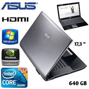iBood - Asus 17,3 inch MultiMedia laptop N73 Series N73JN-TY114V met I5 processor en 640 GB
