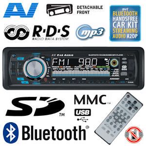 iBood - Autovision AV-8950 BT Radio CD speler met Bluetooth en ingebouwde SD geheugenkaart ingang