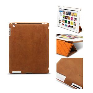 iBood - Bescherm jouw Apple iPad 2 in de bruin leren Melkco Smart Cover