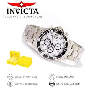 iBood - Betaalbare klasse en stijl met het Invicta 1007 Pro Diver Chronograph horloge voor mannen