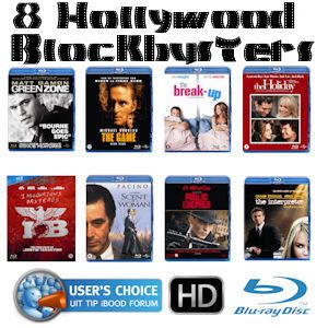 iBood - Blu-ray Bundel van 8 Topfilms – O.a. Inglourious Basterds en Green Zone