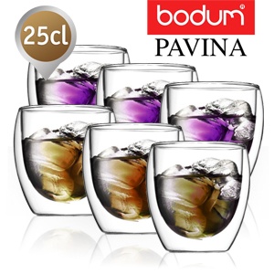 iBood - Bodum Pavina 6-delige dubbelwandige glazenset