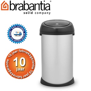 iBood - Brabantia Limited edition 50 liter 'Touch Bin®' met Matt Black deksel