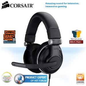 iBood - Corsair Gaming Audio Series ™ HS1A Gaming Headset met geweldige geluidskwaliteit en superieur comfort