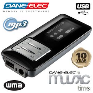 iBood - Dane-Elec Music Time 4GB MP3 -en Videospeler met OLED-scherm en ingebouwde FM Tuner