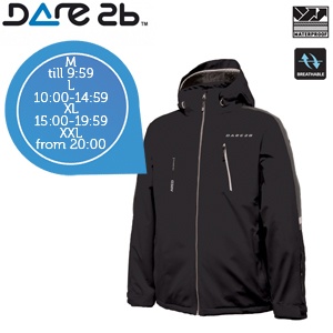 iBood - Dare2b Synergize Heren Winterjas - ook ideaal voor de wintersport – M (0:00-9:59)