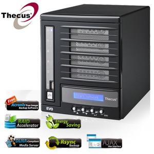iBood - De Thecus N4100EVO NAS Server met ruimte voor 4 schijven