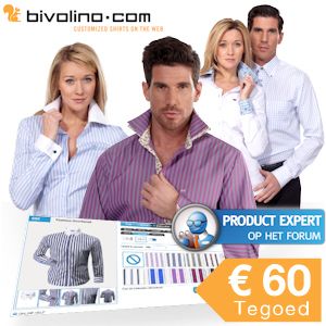 iBood - Deal op maat: €60 voor jouw zelf ontworpen overhemd of blouse, op maat gemaakt door Bivolino