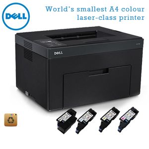 iBood - Dell 1250C Colour LED Laser-klasse printer - 's werelds kleinste A4 kleuren laser-klasse printer