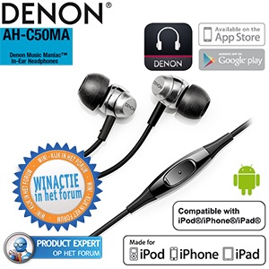 iBood - Denon AH-C50 – Studiokwaliteit in-ears