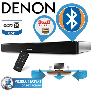 iBood - Denon DHT-T100 soundplate met Bluetooth en Nachtmodus