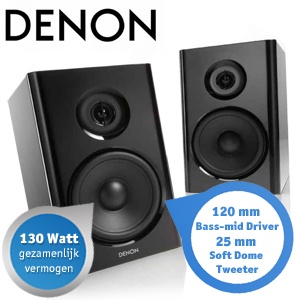 iBood - Denon SC-N7 Speaker System met hoogglans zwarte lak