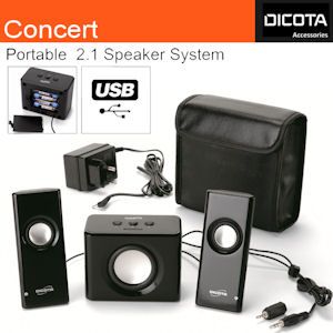 iBood - Dicota Concert 2.1 Luidsprekersysteem met Plug & Play technologie