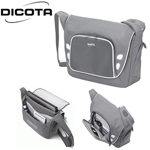 iBood - Dicota Take Control Grey 15,4 messenger bag