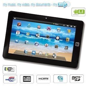 iBood - Disgo 10 inch Android tablet met capacitive touchscreen