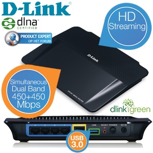 iBood - D-Link Dualband HD Media Router, DIR-857