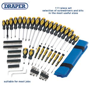 iBood - Draper Tools brede selectie van schroevendraaiers en bits in de meest nuttige maten, geschikt voor de meeste klussen
