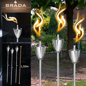 iBood - Drie Brada Design tuinfakkels waarmee je tuin sfeervol verlicht wordt