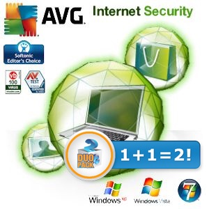 iBood - Duopack Internet Security 2012 van AVG: Zorgeloos online winkelen, bankieren en surfen