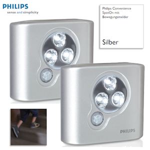 iBood - Duopack Philips Convenience SpotOn 69101/14/PH LED-Licht-Weg met donkere hoekjes.