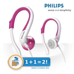 iBood - Duopack Philips Koptelefoons (SHS4848/10)