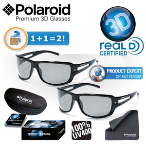 iBood - Duopack Polaroid Premium passieve 3D brillen