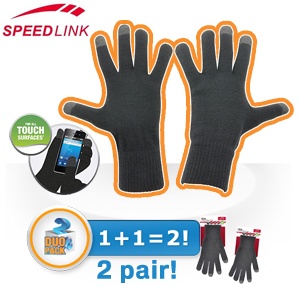 iBood - Duopack Speedlink CALOR Touchscreen gloves