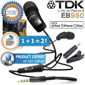 iBood - Duopack TDK EB950 in-ears: upgrade je luisterervaring!
