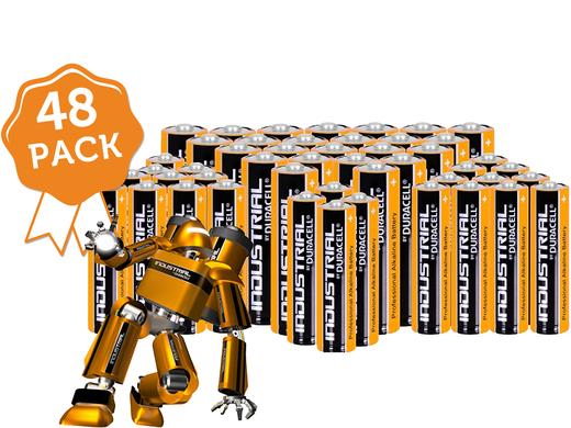 iBood - Duracell Industrial batterijen – Keuze uit 48x AA of 48x AAA