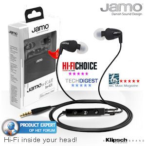 iBood - Eindelijk draagbare Jamo geluidskwaliteit, met de Jamo wEAR In40i headset voor Apple’s iPhone, iPod of iPad!