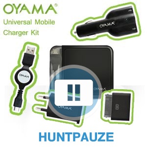 iBood - Even een korte pauze, de HUNT gaat weer verder om 08:00!  NU: Oyama universal mobile charger.