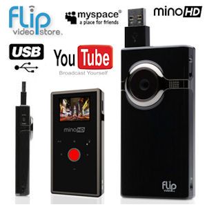 iBood - Flip MinoHD 720p Worlds Smallest HD Camcorder met 4GB Opslagcapaciteit