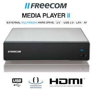 iBood - Freecom MediaPlayer II 1TB met HDMI en aluminium design
