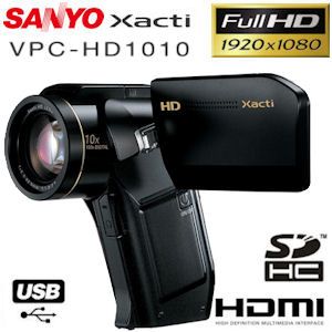 iBood - Full HD Sanyo Xacti HD1010 Digital Media Camera met 10 x optische zoom