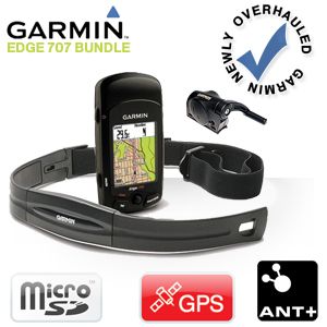 iBood - Garmin Edge 705 Deluxe Bundle - functioneert als GPS, fietscomputer, heart rate monitor (Newly overhauled)