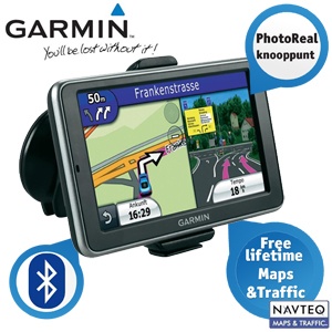 iBood - Garmin nüvi 2460LMT 5-inch navigatie met Bluetooth en gratis lifetime Maps & Traffic