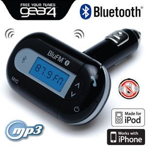 iBood - Gear4 BluFM Carkit FM Transmitter en Handsfree Bluetooth Receiver