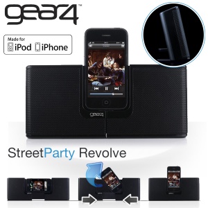iBood - Gear4 StreetParty Revolve draagbare speakerdock voor iPod en iPhone