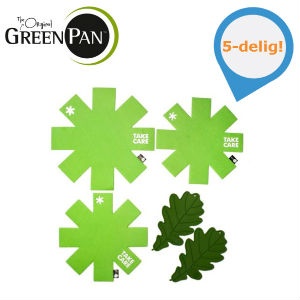 iBood - Greenpan 5 delige pannenlap en onderzetterset