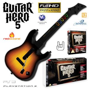 iBood - Guitar Hero 5 Bundle inclusief Gitaar voor PlayStation 3