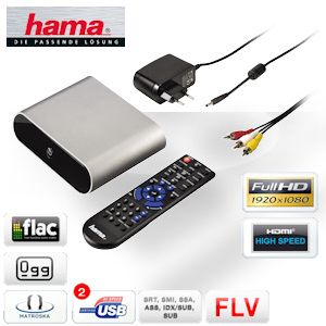 iBood - Hama MP20 Full-HD media player: speel al je digitale media op de tv, projector of monitor!