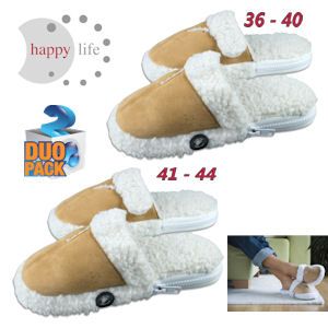 iBood - Happy Life Massageslippers Duopack