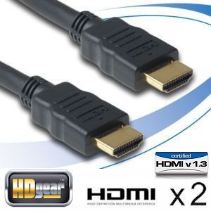 iBood - HDGear HDMI Kabel Duo Pack Gold-Plated