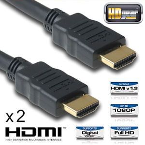 iBood - HDGear HDMI v1.3 Kabels van 2.0 en 3.0 meter 1080p Gold-Plated