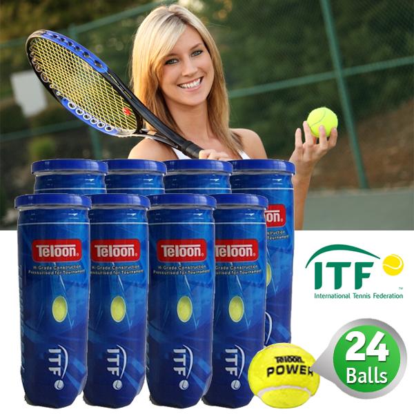 iBood Health & Beauty - 24 ITF goedgekeurde Teloon tennisballen