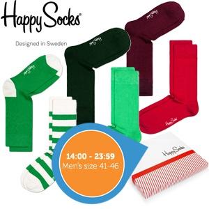 iBood Health & Beauty - 6 paar Happy Socks voor heren (maat 41-46)