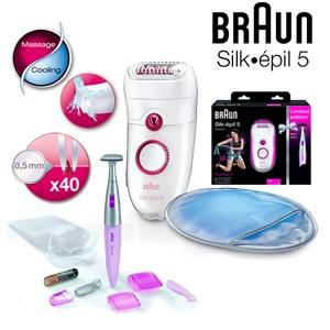 iBood Health & Beauty - Braun Epilator Silkepil 5 5185 - Limited edition met bikinitrimmer t.w.v. ? 24,95