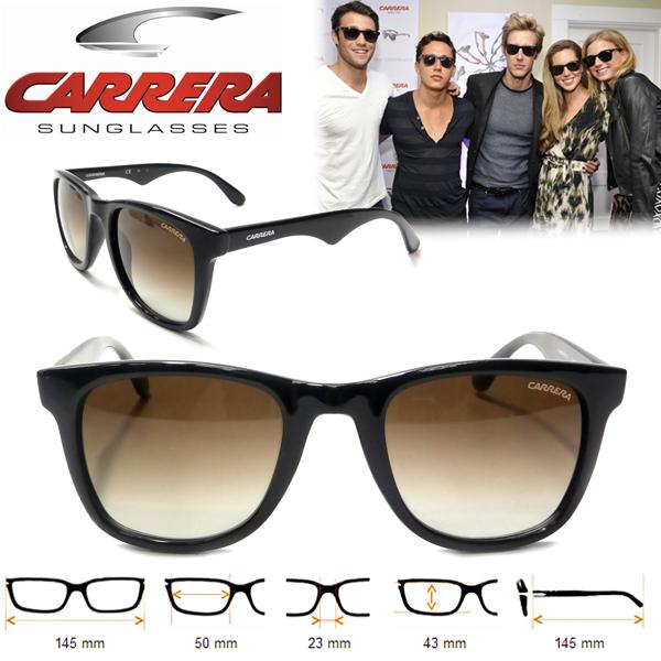 iBood Health & Beauty - Carrera Wayfarer zonnebril 6000L zwart